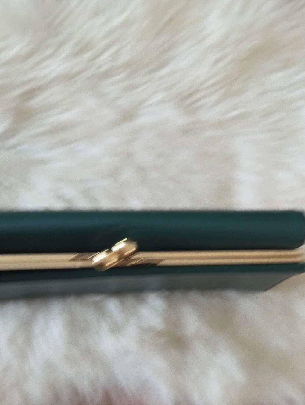 A New Day Green Women's Clutch Wallet with Gold Accent